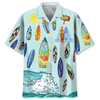 Surfing Ocean Hawaiian Shirt
