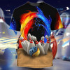 FUNSTUFFPRINT 3D All Over Printed Bowling T Shirt, Bowling Shirt For Men And Women, Cool Gift For Bowling Player 3D T-shirt