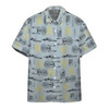 Custom 3D S.T Shipyards Gray Custom Hawaiian Shirt, summer aloha shirt, Summer gift for him