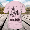 FUNSTUFFPRINT Custom Women Chef Shirt, I'm A Chef And Can Not Keep Calm T Shirt, Chef Shirt For Her 3D T-shirt