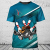 FUNSTUFFPRINT Personalized Bowling Friend T Shirt, Bowling Team Uniform Shirts, Shirt For Bowling Players 3D T-shirt