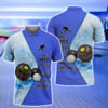 FUNSTUFFPRINT Lawn Bowls 3D All Over Print Polo Shirt Size S-5XL