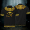 FUNSTUFFPRINT Eye of Horus God, Ancient Egypt Polo Shirt Size S-5XL