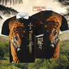 FUNSTUFFPRINT Tiger Soul - Personalized Name 3D Polo Shirt