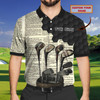 FUNSTUFFPRINT Golf - Personalized Name 3D All Over Print Polo Shirt Size S-5XL
