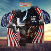 FUNSTUFFPRINT VETERAN 52 - Personalized Name 3D Polo Shirt