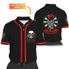 FUNSTUFFPRINT Darts - Custom Name 3D Polo Shirt Size S-5XL