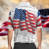 FUNSTUFFPRINT Happy 4th Of July 3D Polo Shirt