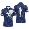 FUNSTUFFPRINT Mens golf polo shirt custom name golf clubs pattern shirt Polo Shirt Size S-5XL