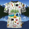 FUNSTUFFPRINT Beautiful 3D Camping T Shirt, Cool Summer Camping Shirt, Women Camping Shirt, Men Shirt Camping 3D T-shirt