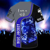 FUNSTUFFPRINT Personalized I Am A Disc Jockey T Shirt, 3D All Over Printed Dj Shirt, Night Club Bar Dj Shirt 3D T-shirt