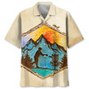Disc Golf Tropical Hawaiian Shirt, Unisex Summer Beach Casual Short Sleeve Summer Vacation Beach Shirts