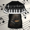 FUNSTUFFPRINT Custom With Name 3D Full Print Unisex Piano Shirt, Piano Men Shirts, Women'S Pianist T Shirt 3D T-shirt