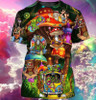 FUNSTUFFPRINT 3D Full Printed Hippie Shirt, It's A Hippie Thing You Wouldn't Understand, Old Man Hippie Shirts 3D T-shirt