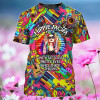 FUNSTUFFPRINT Hippie Mom 3D Tshirt, Hippie Life Shirts, Gift For Hippie, Hippie Lovers Gifts 3D T-shirt