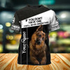 FUNSTUFFPRINT Personalized 3D Full Printed Dog In Tshirt, German Shepherd Shirts For Adult, Dog Tshirt For Him Her, Dog Lover Shirt 3D T-shirt