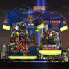 FUNSTUFFPRINT Personalized Name 3D Tshirt 9 11Never Forget Firefighter 3D Shirt, All Gave Some Some Gave All 3D T-shirt