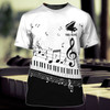 FUNSTUFFPRINT Personalized White 3D Shirt With Piano, Sublimation Shirt For Piano Lover 3D T-shirt