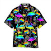 LGBT Flamingo Aloha Hawaiian Shirts For Summer, Flamingo Pride Happy LGBT Rainbow Colorful Hawaiian Shirts