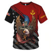 FUNSTUFFPRINT One Nation Under God All Over Print Shirt American Eagle Independence 3D Bomber Jacket 3D T-shirt