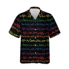 LGBT Aloha Hawaiian Shirts For Summer, Love Pattern Colorful Rainbow LGBT Pride Hawaiian Shirts