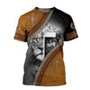 FUNSTUFFPRINT Faith Over Fear 3D All Over Printed Hoodie, Sublimation Jesus Lion Shirt, American Jesus 3D Tee Shirts 3D T-shirt