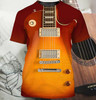 FUNSTUFFPRINT 3D All Over Print Electric Guitar T Shirt, Guitar Lover 3D Hoodie Shirts, Gift For Guitar Men Woman 3D T-shirt