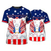 FUNSTUFFPRINT Independence Day Is Coming Ealge 3D All Over Print Shirt 3D Hoodie Bomber 4Th July Gifts 3D T-shirt