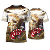 FUNSTUFFPRINT Independence Day Is Coming God Bless American 3D All Over Print Shirt Bomber Hawaiian Shirt 4Th Of July Hoodie 3D T-shirt