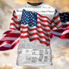 FUNSTUFFPRINT Happy 4Th Of July 3D Tshirt Pride American 3D All Over Printed Shirt 3D T-shirt