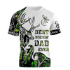 FUNSTUFFPRINT Best Buckin’ Dad Ever Deer Hunting 3D All Over Printed Shirts Sweater Hoodie Tanktop For Dad 3D T-shirt