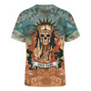 FUNSTUFFPRINT Dead To Sin Alive In Christ Jesus Customized Shirt - Christian 3d Shirts For Men Women - Custom Name T-Shirt 3D T-shirt