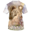 FUNSTUFFPRINT Jesus Is My Savior Lion And Cross 3d All Over Print Shirt - Christian 3d Shirts For Men Women 3D T-shirt