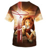 FUNSTUFFPRINT Lion Lamb And A Dove 3d All Over Print Shirt - Christian 3d Shirts For Men Women 3D T-shirt