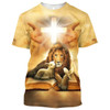 FUNSTUFFPRINT Lion Lamb And Dove 3d All Over Print Shirt - Christian 3d Shirts For Men Women 3D T-shirt