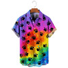 Rainbow Of Paw Print Hawaiian Shirt, Hawaiian Shirt for men, Gift for dog lover