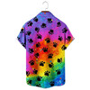 Rainbow Of Paw Print Hawaiian Shirt, Hawaiian Shirt for men, Gift for dog lover
