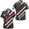 FUNSTUFFPRINT Personalized Grunge American Flag Bow Archery Polo Shirts For Kids, Custom Arrow Archery  Polo Shirt Size S-5XL