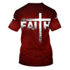 FUNSTUFFPRINT Christian Jesus Faith Cross 3d All Over Print Shirt - Christian 3d Shirts For Men Women 3D T-shirt