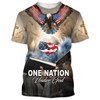 FUNSTUFFPRINT One Nation Under God 1 3d Shirts - Christian T Shirts For Men And Women 3D T-shirt