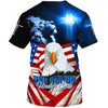 FUNSTUFFPRINT One Nation Under God Beautiful Lion Eagle 3d Shirts - Christian T Shirts For Men And Women 3D T-shirt