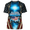 FUNSTUFFPRINT One Nation Under God Patriotic 3d Shirts - Christian T Shirts For Men And Women 3D T-shirt