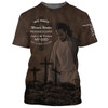 FUNSTUFFPRINT Jesus Way Maker Miracle Worker My God That Is Who You Are 3d Shirts - Christian T Shirts For Men And Women 3D T-shirt