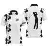 FUNSTUFFPRINT  Mens golf polos shirts custom name white golf shirt, golfing gifts  Polo Shirt Size S-5XL