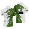 FUNSTUFFPRINT Mens golf polo shirts custom name green golf clubs, personalized best golf   Polo Shirt Size S-5XL
