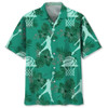 Basketball Kelly Green Hawaiian Shirt, Hawaii Shirt Aloha for Men