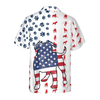 Bulldog Aloha Hawaiian Shirts For Summer, Bulldogs American Flag Hawaiian Shirt For Men Women, Gift For Dog Lovers, 4th Of July Apparel