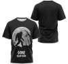 FUNSTUFFPRINT Personalized T-Shirt, Hoodie - Bigfoot Gone Squachin Moon 3D Printed 3D T-shirt