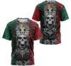 FUNSTUFFPRINT Personalized T-Shirt, Hoodie - Mexico Coat Of Arms Skull Aztec Mayan Warrior Pattern 3D Printed 3D T-shirt