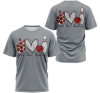 FUNSTUFFPRINT Personalized T-Shirt, Hoodie - Bowling Peach Love 3D Printed 3D T-shirt